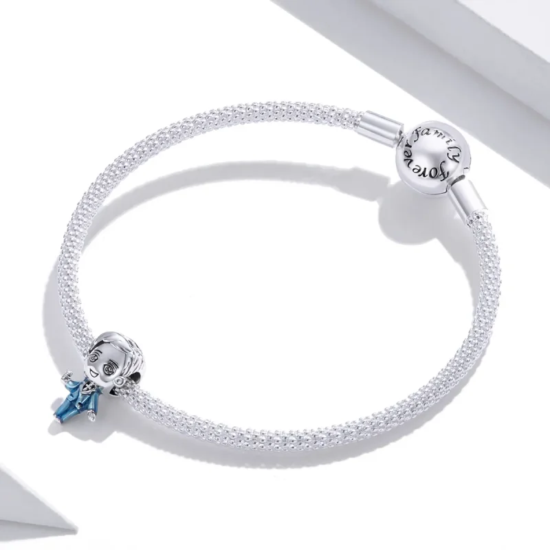 (image for) Pandora Style Silver Groom Charm - SCC1812 - View 3