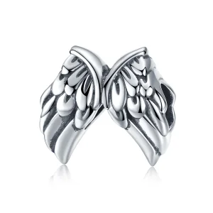 (image for) Pandora Style Silver Guardian Wings Charm - SCC1091