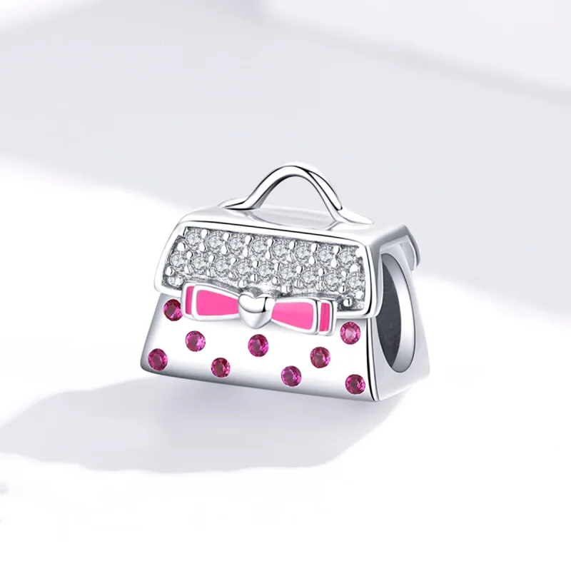 (image for) Pandora Style Silver Handbag Charm - SCC1391 - View 2