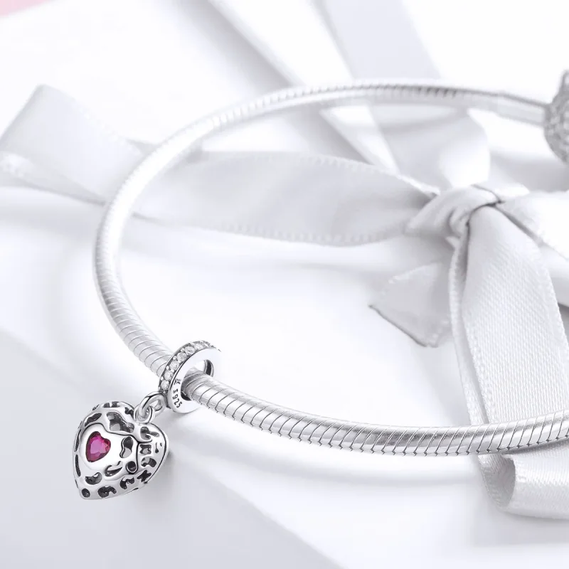 (image for) Pandora Style Silver Happiness Dangle - SCC1007 - View 4