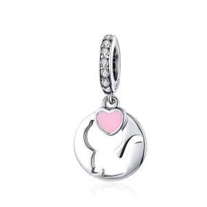 Pandora Style Silver Happy Kitty Dangle Charm - SCC1140 (image for) Pandora Style Silver Happy Kitty Dangle Charm - SCC1140