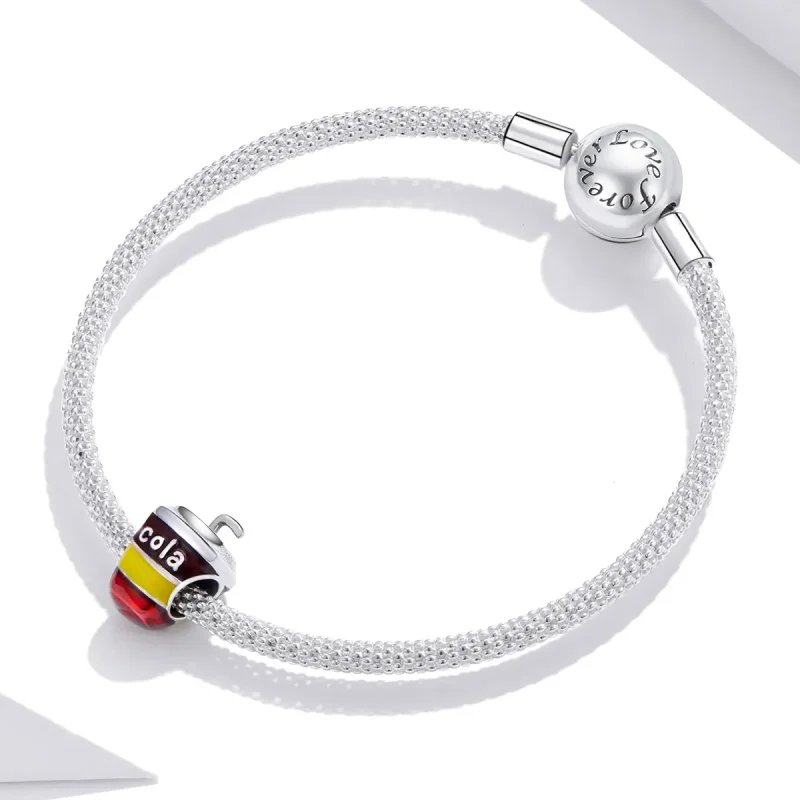 (image for) Pandora Style Silver Happy Soda Charm - SCC1828 - View 4