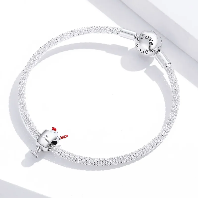 (image for) Pandora Style Silver Hot Chocolate Charm - SCC1495 - View 3