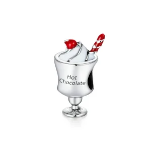(image for) Pandora Style Silver Hot Chocolate Charm - SCC1495