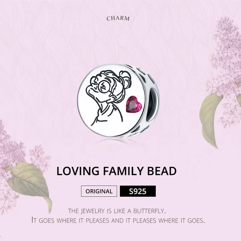 (image for) Pandora Style Silver I Love You Grandma Gigi Charm - SCC1762 - View 6