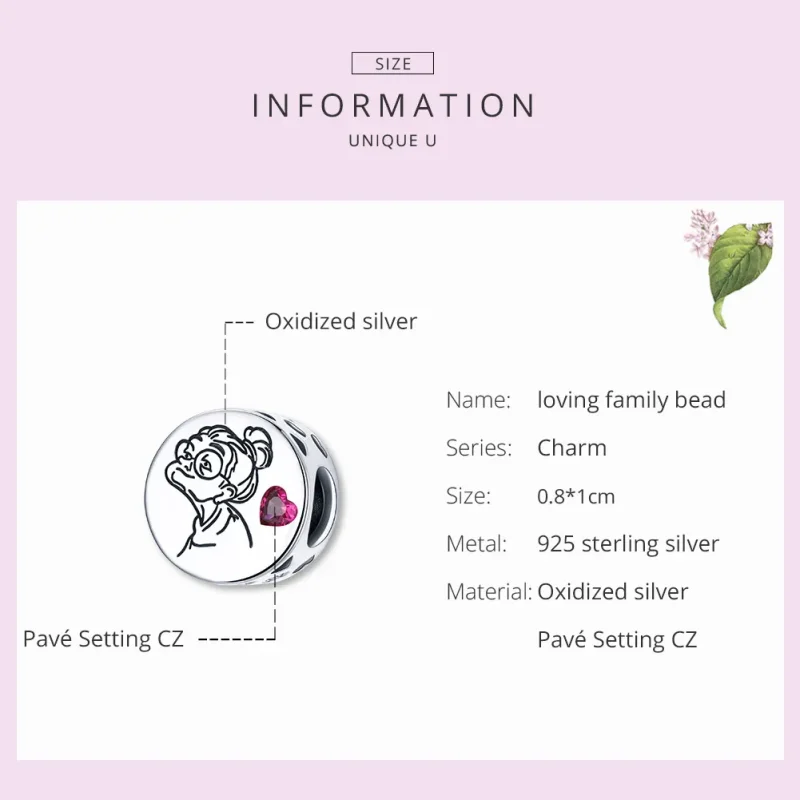 (image for) Pandora Style Silver I Love You Grandma Gigi Charm - SCC1762 - View 7