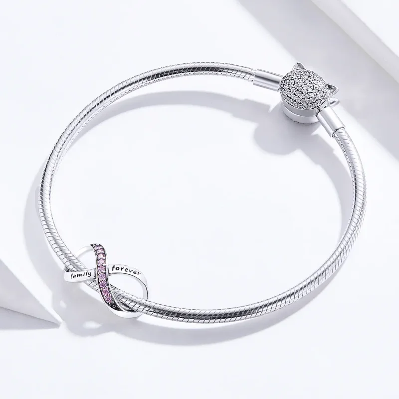 (image for) Pandora Style Silver Infinity Charm - SCC1146-Pk - View 3
