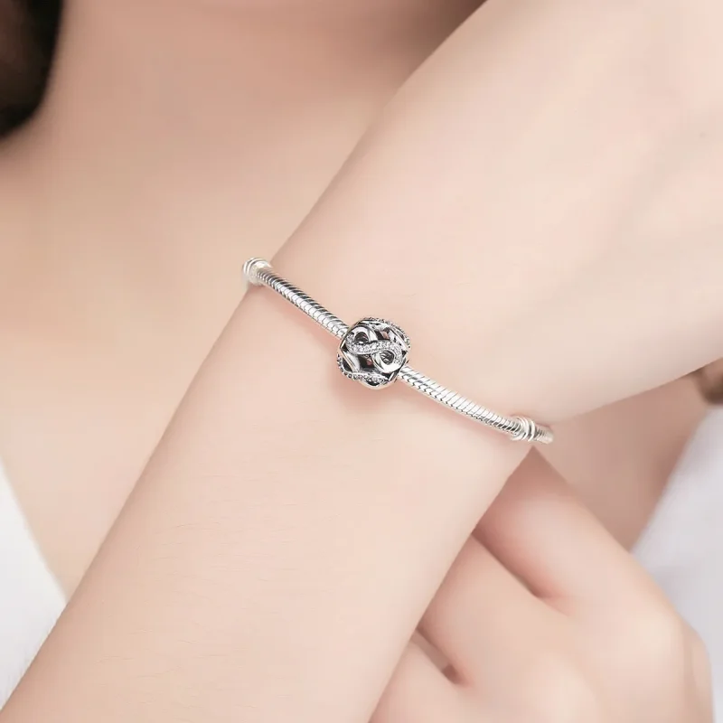 (image for) Pandora Style Silver Infinity Charm - SCC141 - View 6