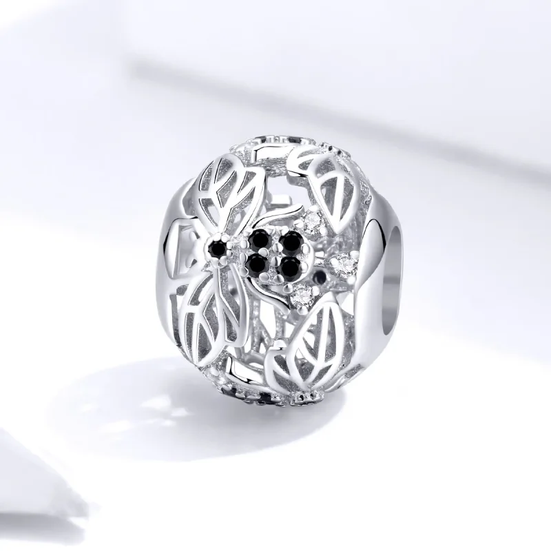 (image for) Pandora Style Silver Intelligent Bee Charm - BSC200 - View 2