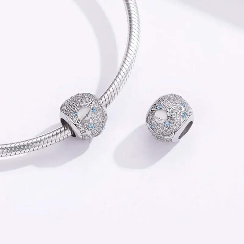 (image for) Pandora Style Silver Interstellar Charm - SCC1217 - View 4