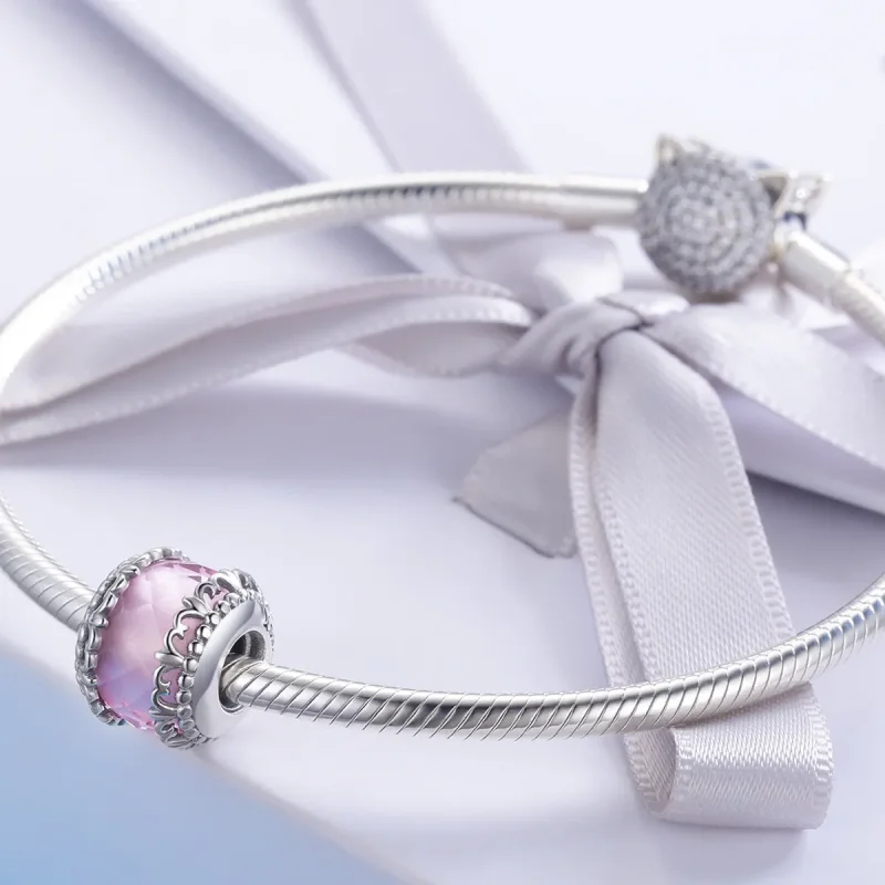 (image for) Pandora Style Silver Iris Charm - SCC711 - View 2