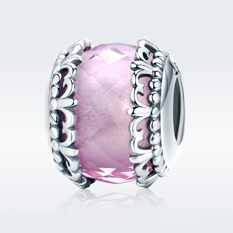(image for) Pandora Style Silver Iris Charm - SCC711 - View 3