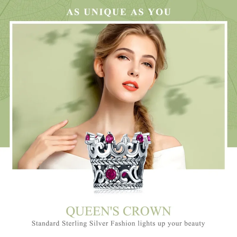 (image for) Pandora Style Silver King'S Crown Charm - SCC776 - View 6