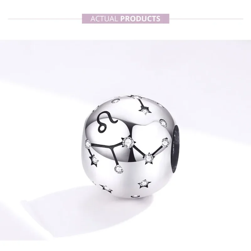 (image for) Pandora Style Silver Leo Charm - SCC1218-5 - View 2