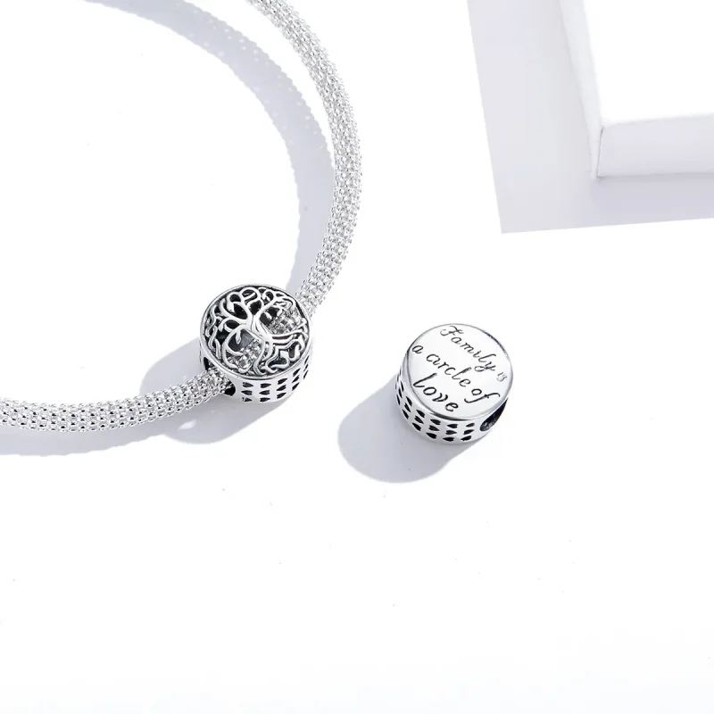 (image for) Pandora Style Silver Life Tree Charm - SCC1457 - View 3