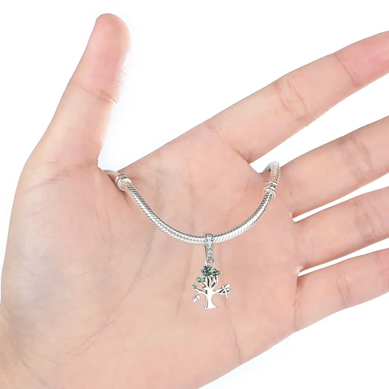 (image for) Pandora Style Silver Life Tree Dangle - SCC117 - View 2