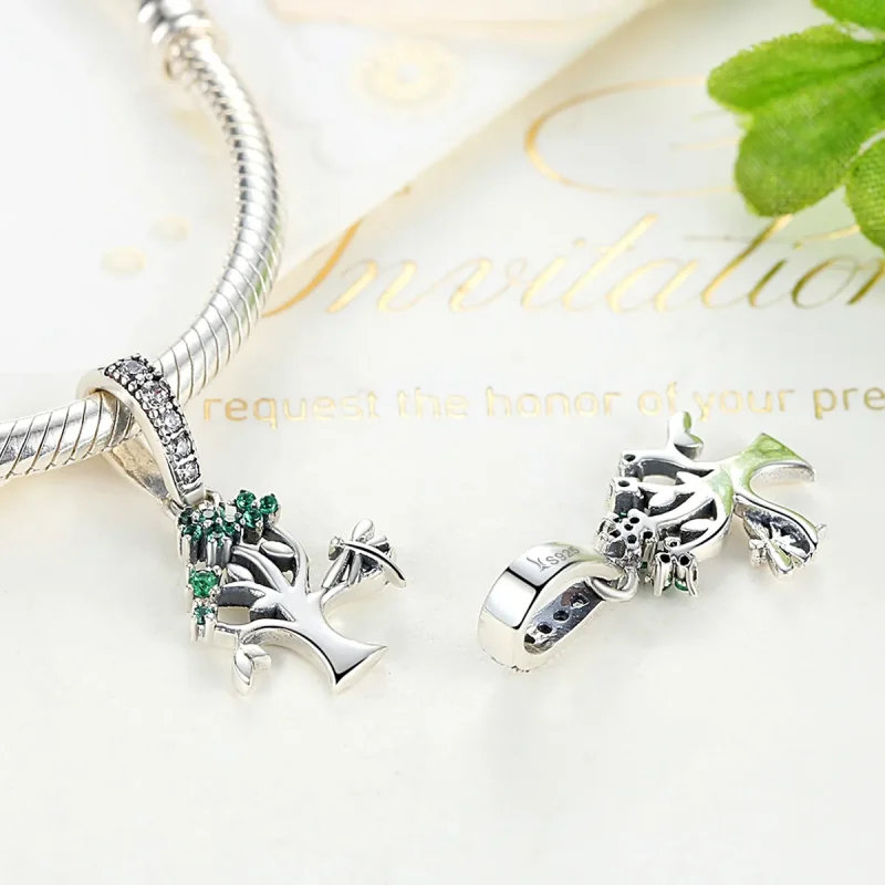 (image for) Pandora Style Silver Life Tree Dangle - SCC117 - View 4