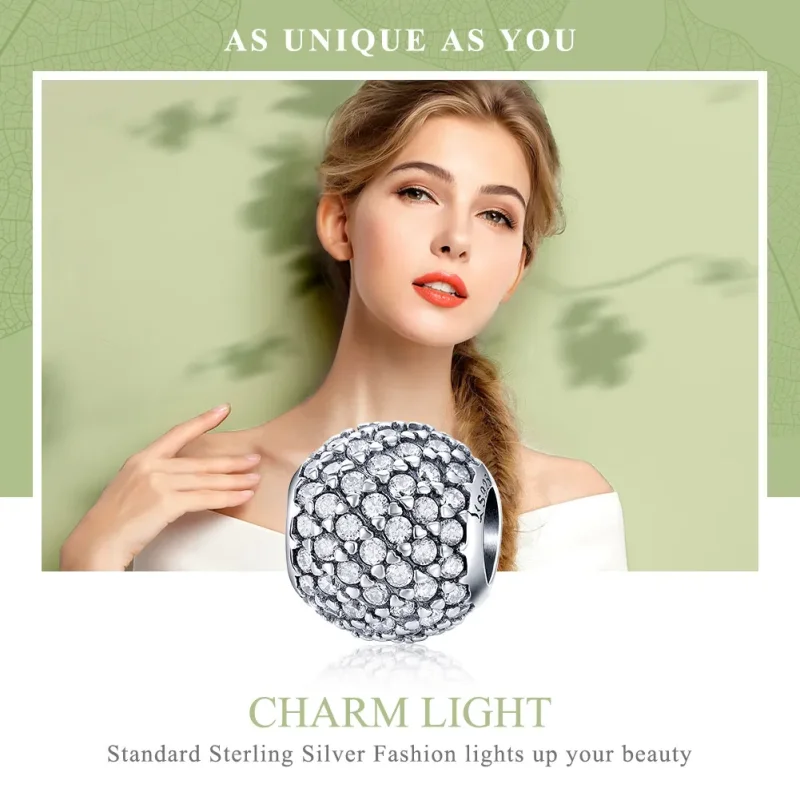 (image for) Pandora Style Silver Light Charm - SCC733 - View 6