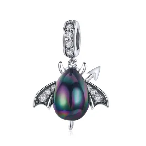 Pandora Style Silver Little Devil's Egg Dangle - SCC1063-K (image for) Pandora Style Silver Little Devil's Egg Dangle - SCC1063-K
