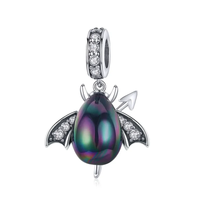 (image for) Pandora Style Silver Little Devil's Egg Dangle - SCC1063-K