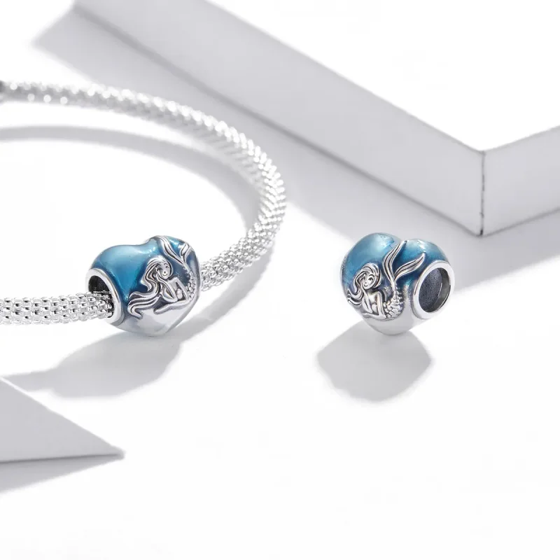 (image for) Pandora Style Silver Little Mermaid Dream Charm - SCC1801 - View 4
