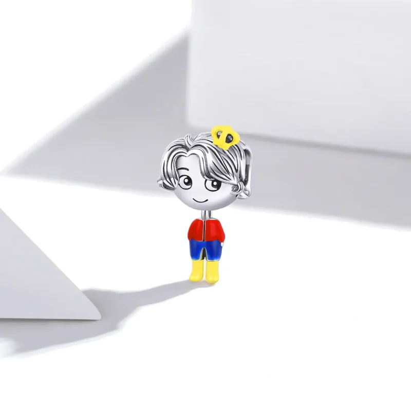 (image for) Pandora Style Silver Little Prince Charm - SCC1813 - View 2
