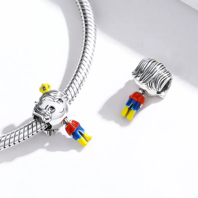 (image for) Pandora Style Silver Little Prince Charm - SCC1813 - View 4