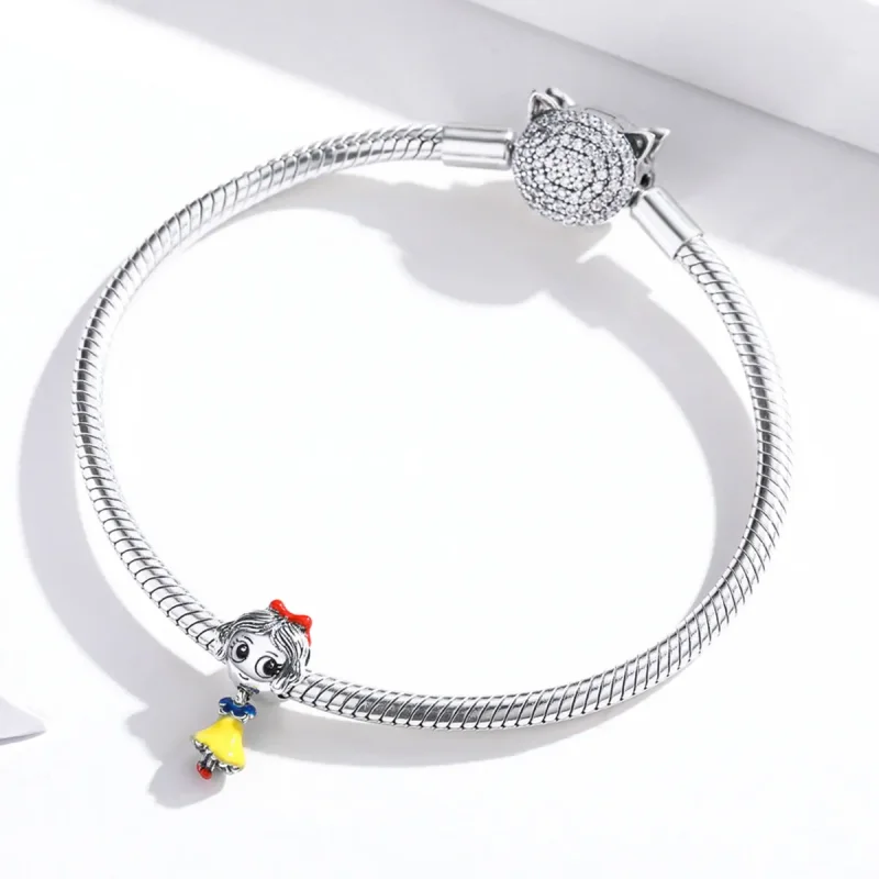(image for) Pandora Style Silver Little Princess Charm - SCC1814 - View 3