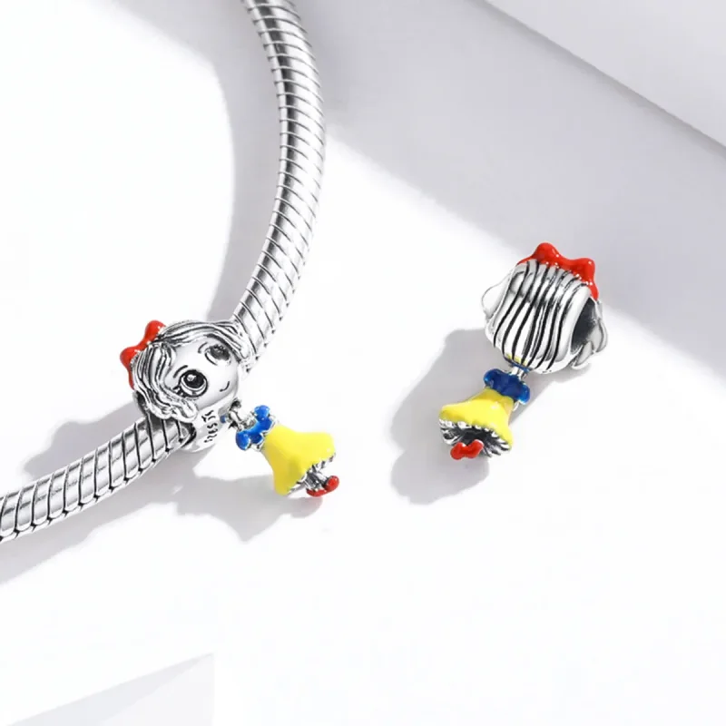 (image for) Pandora Style Silver Little Princess Charm - SCC1814 - View 4