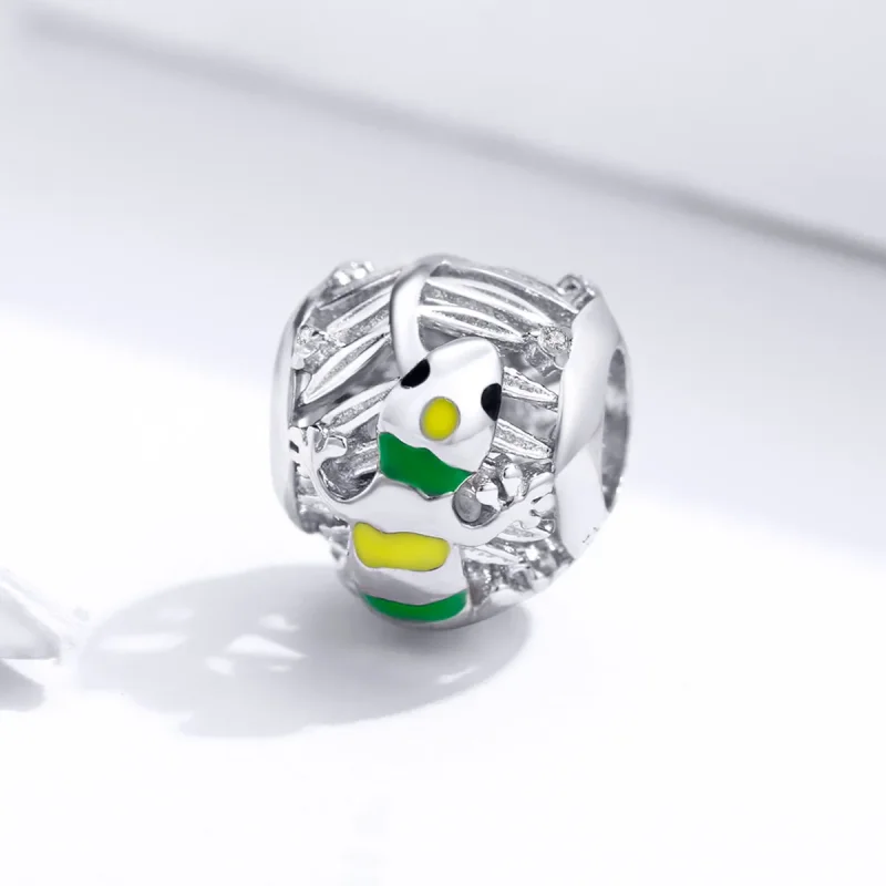 (image for) Pandora Style Silver Lizard Charm - BSC199 - View 2