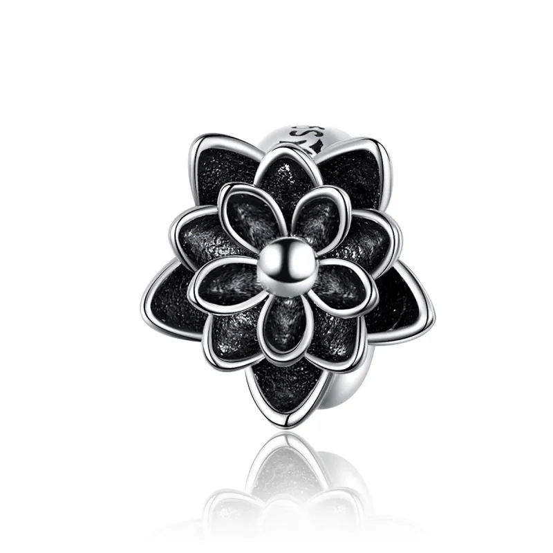 (image for) Pandora Style Silver Lotus Charm - SCC1196