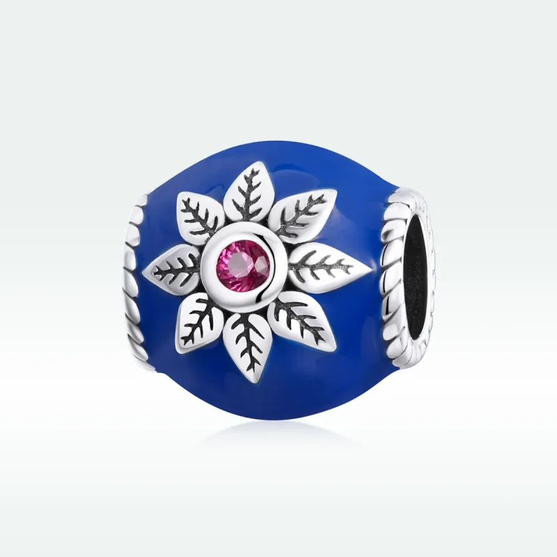 (image for) Pandora Style Silver Lotus Charm - SCC1822 - View 5