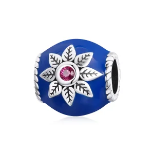 (image for) Pandora Style Silver Lotus Charm - SCC1822
