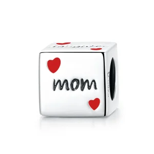 (image for) Pandora Style Silver Love Family Dice Charm - SCC1672