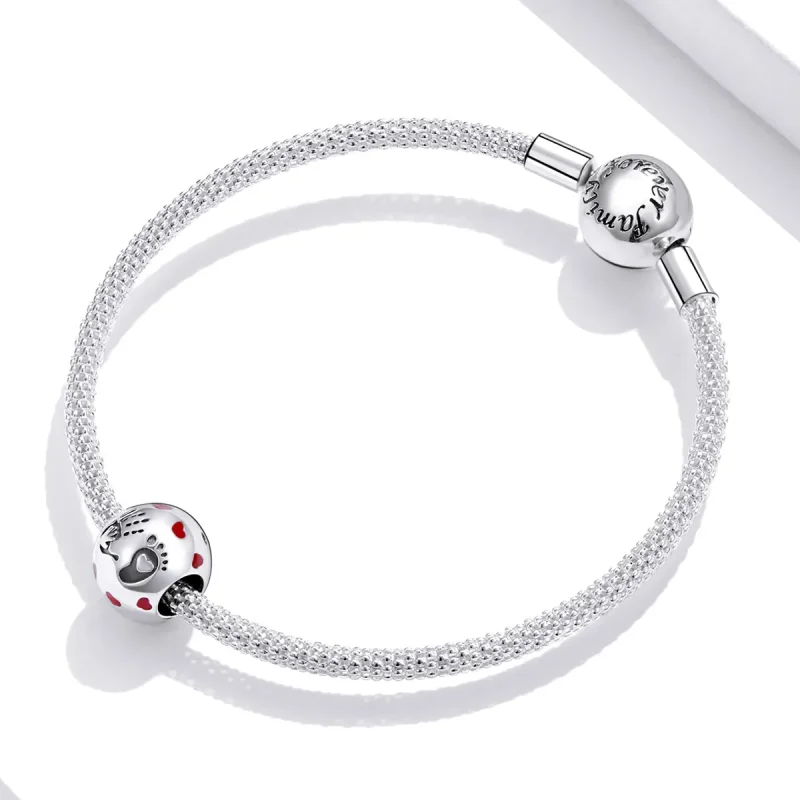 (image for) Pandora Style Silver Love In The Palm Charm - SCC1827 - View 3