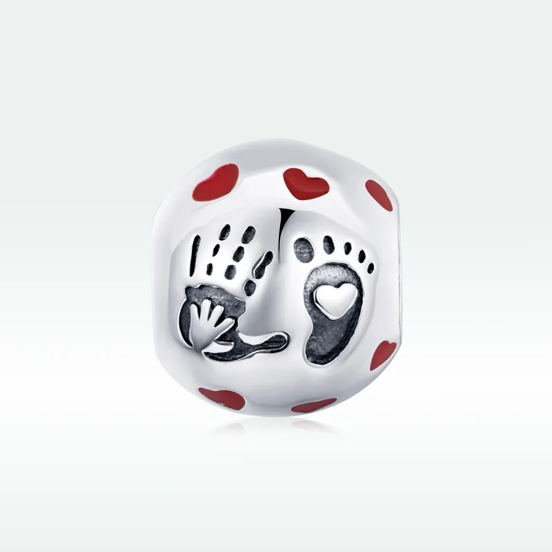 (image for) Pandora Style Silver Love In The Palm Charm - SCC1827 - View 5