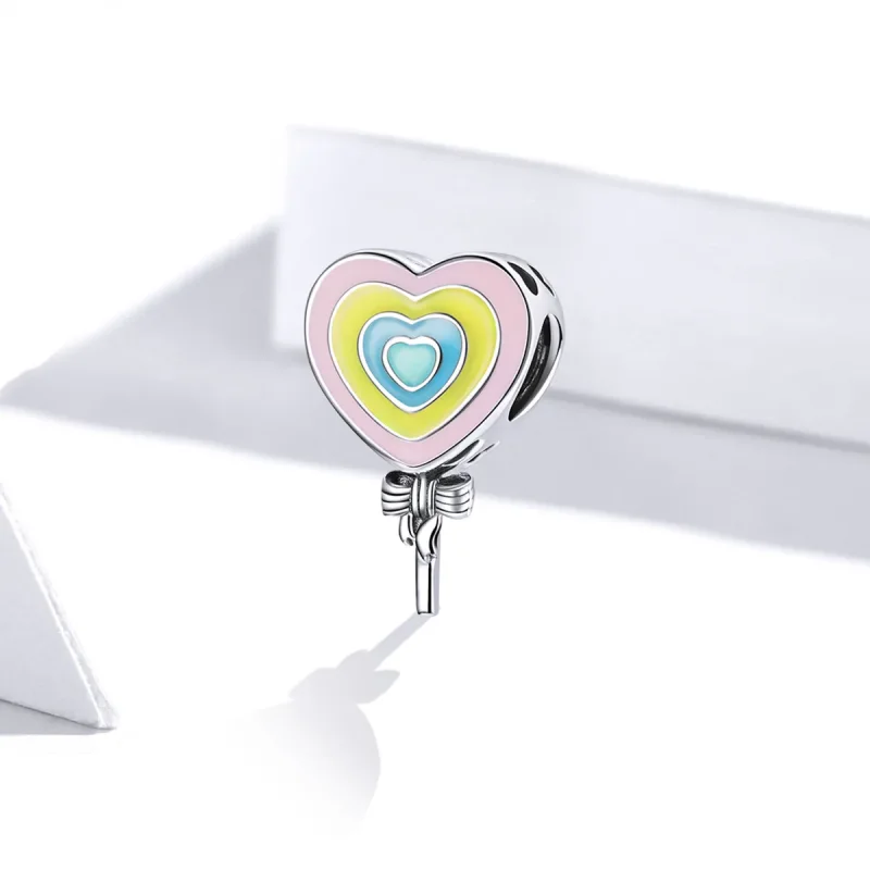 (image for) Pandora Style Silver Love Lollipop Charm - SCC1746 - View 2