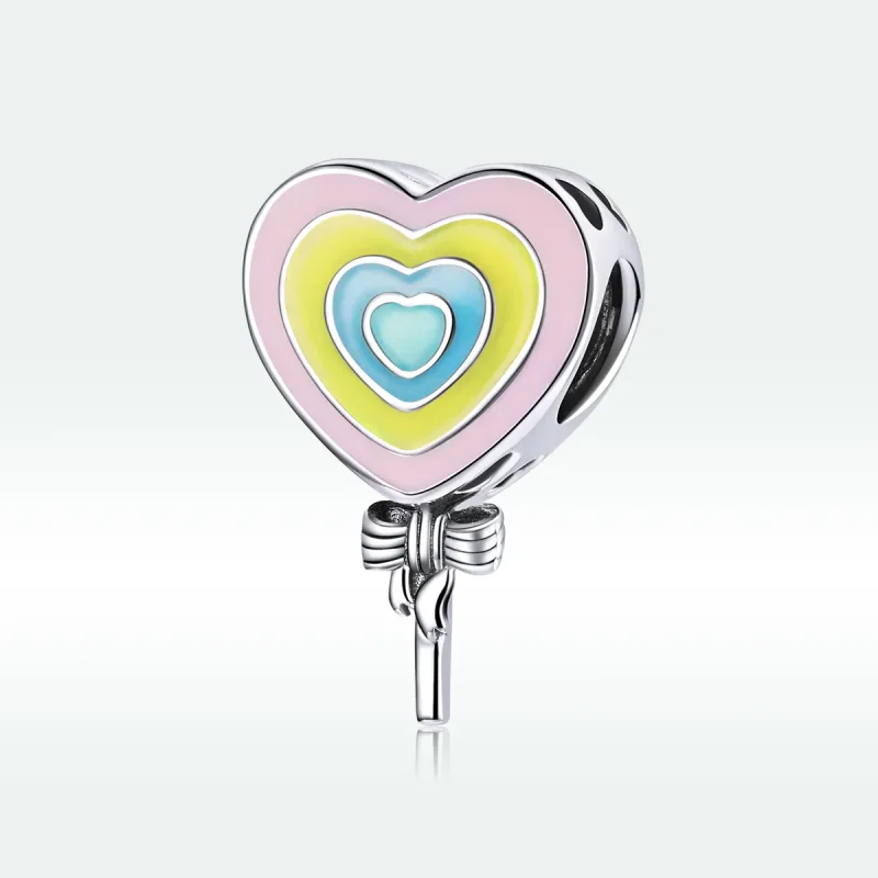 (image for) Pandora Style Silver Love Lollipop Charm - SCC1746 - View 5