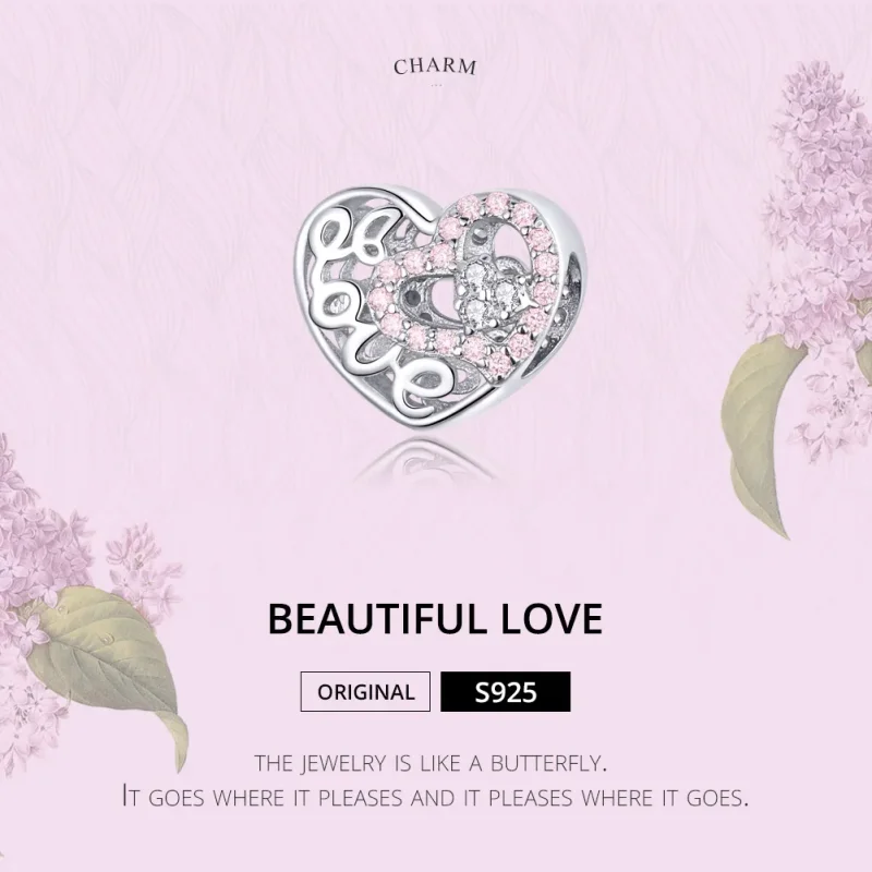 (image for) Pandora Style Silver Love of Life Charm - SCC1301 - View 2
