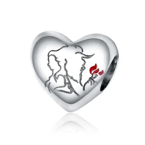 (image for) Pandora Style Silver Love Sketch Charm - BSC321