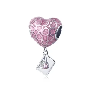 Pandora Style Silver Love You Slowly Dangle Charm - SCC1080 (image for) Pandora Style Silver Love You Slowly Dangle Charm - SCC1080