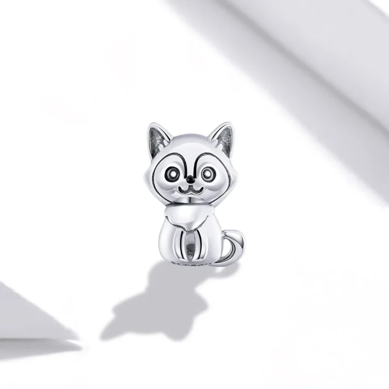 (image for) Pandora Style Silver Lovely Dog Charm - SCC1829 - View 2