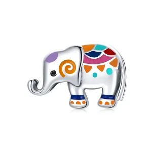 (image for) Pandora Style Silver Lucky Elephant Charm - SCC1790