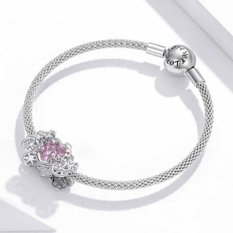 (image for) Pandora Style Silver Magic Carriage Charm - BSC412 - View 3