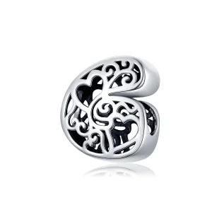 (image for) Pandora Style Silver Magic Letter G Charm - SCC1229-G