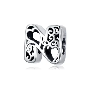 (image for) Pandora Style Silver Magic Letter N Charm - SCC1229-N