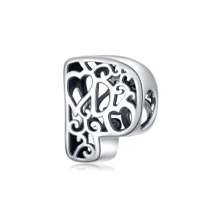 (image for) Pandora Style Silver Magic Letter P Charm - SCC1229-P