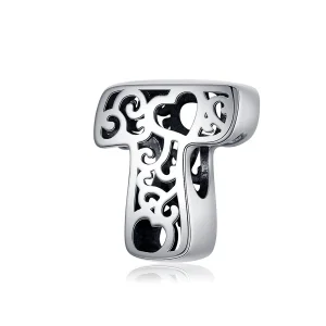 (image for) Pandora Style Silver Magic Letter T Charm - SCC1229-T