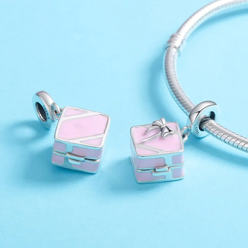 (image for) Pandora Style Silver Marriage Charm - SCC549 - View 6