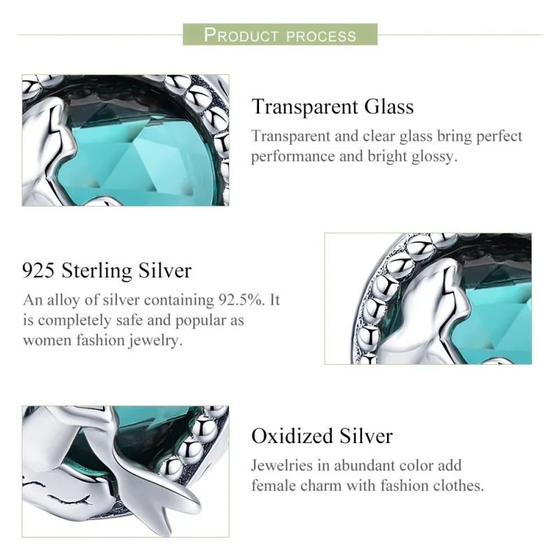 (image for) Pandora Style Silver Mermaid'S Missing Charm - SCC894 - View 7